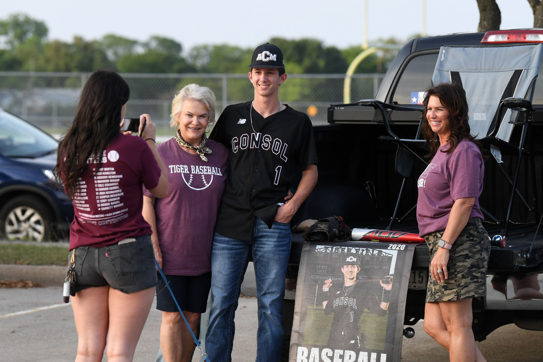 A&M Consolidated baseball Senior Night